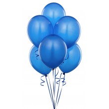 Balloons latex blue x10